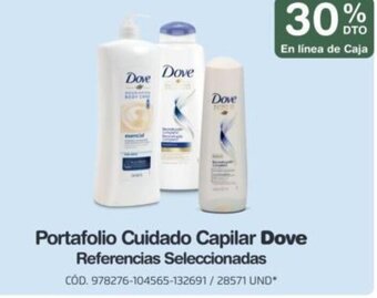 Makro Portafolio Cuidado Capilar Dove Referencias Seleccionadas oferta