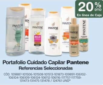 Makro Portafolio Cuidado Capilar Pantene Referencias Seleccionadas oferta