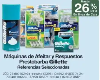 Makro Máquinas de Afeitar y Respuestos Prestobarba Gillette oferta