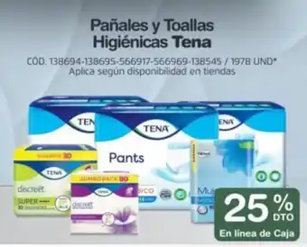 Makro Pañales y Toallas Higiénicas Tena oferta