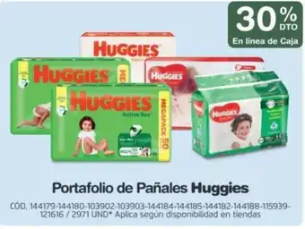 Makro Portafolio de Pañales Huggies oferta