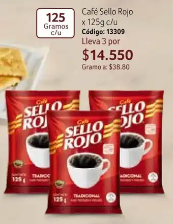 Nova Venta Café Sello Rojo x 125g c/u Código: 13309 Lleva 3 oferta