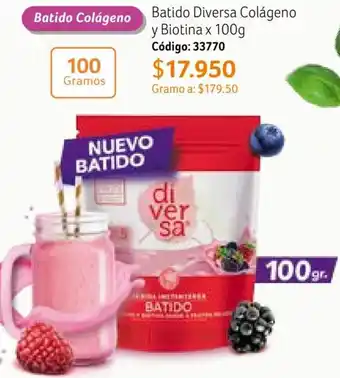 Nova Venta Batido Diversa Colágeno y Biotina x 100g Código: 33770 oferta