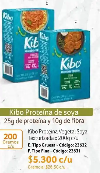 Nova Venta Kibo Proteína Vegetal Soya Texturizada x 200g c/u oferta