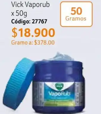 Nova Venta Vick Vaporub x 50g Código: 27767 oferta