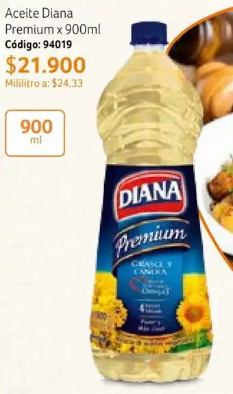 Nova Venta Aceite Diana Premium x 900ml Código: 94019 oferta