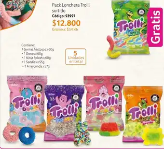Pack Lonchera Trolli surtido Código: 93997