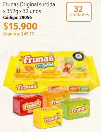 Nova Venta Frunas Original surtida x 352g x 32 unds Código: 29056 oferta