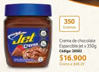 Nova Venta Crema de chocolate Esparcible Jet x 350g Código: 20502 oferta