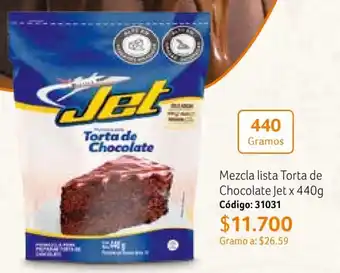 Nova Venta Mezcla lista Torta de Chocolate Jet x 440g Código: 31031 oferta