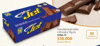 Nova Venta Chocolatina Jet Leche x 50 unds x 12g c/u Código: 24 oferta