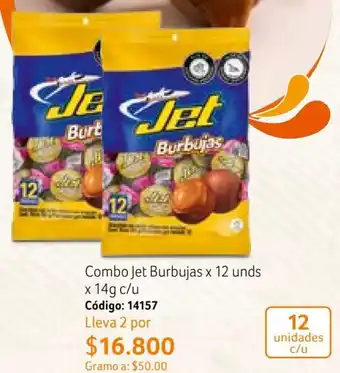 Nova Venta Combo Jet Burbujas x 12 unds x 14g c/u oferta