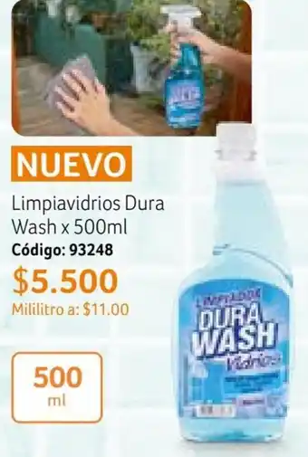Nova Venta Wash x 500ml Código: 93248 Limpiavidrios Dura oferta
