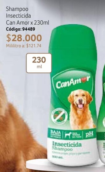 Nova Venta Shampoo Insecticida Can Amor x 230ml oferta