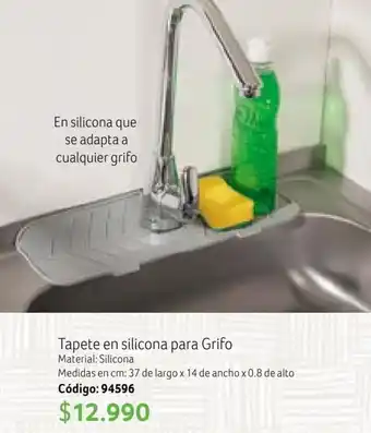 Nova Venta Tapete en silicona para Grifo oferta