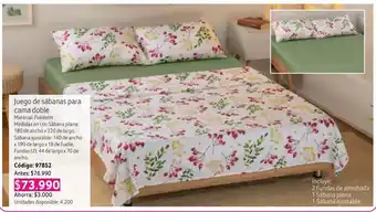 Nova Venta Juego de sábanas para cama doble oferta
