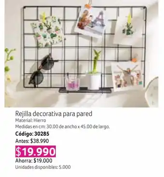 Nova Venta Rejilla decorativa para pared oferta