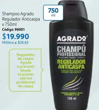 Nova Venta Shampoo Agrado Regulador A x 750ml oferta