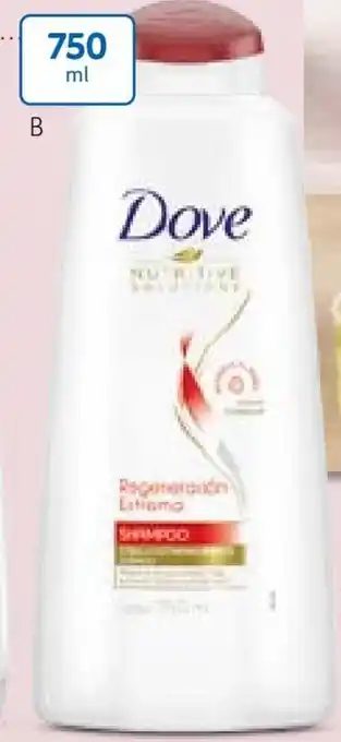 Nova Venta Shampoo Dove Regeneración Extrema x 750ml Código: 32915 oferta
