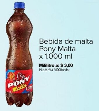 Surtimax Bebida de malta Pony Malta x 1.000 ml oferta