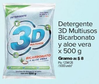 Surtimax Detergente 3D Multiusos Bicarbonato y aloe vera x 500 g oferta