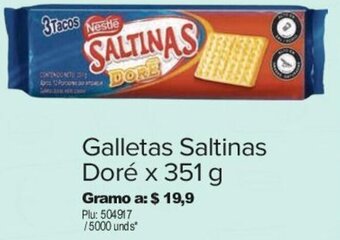 Surtimax Galletas Saltinas Doré x 351 g oferta