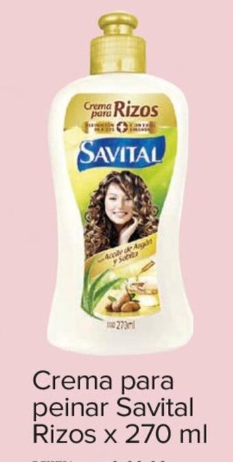 Surtimax Crema para peinar Savital Rizos x 270 ml oferta