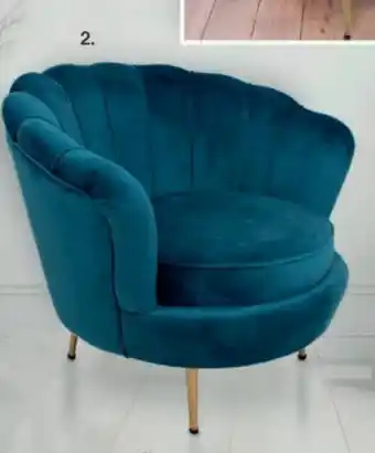 Panamericana Silla sofá en terciopelo oferta