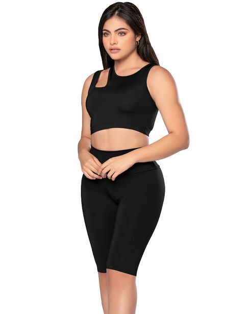 Marketing Personal Conjunto manga sisa silueta semiajustada oferta