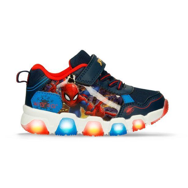 Bata Tenis casuales azul-rojo licenses marvel jorge l niño oferta