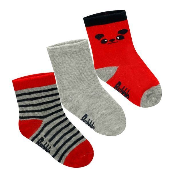 Bata Medias gris-rojo bubblegummers giuliano niño oferta