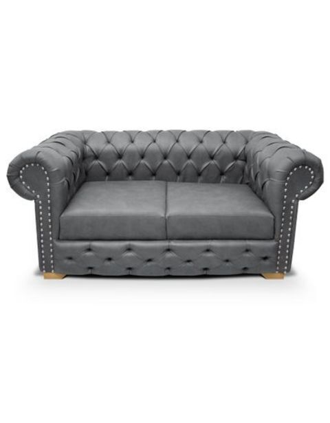 Flamingo Sofa chanty 2 puestos en gris oferta