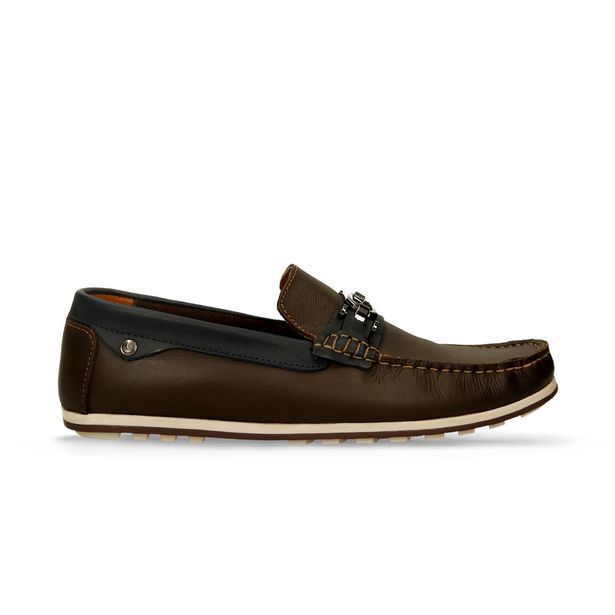 Bata Mocasines café-azul bata fausto moc hombre oferta