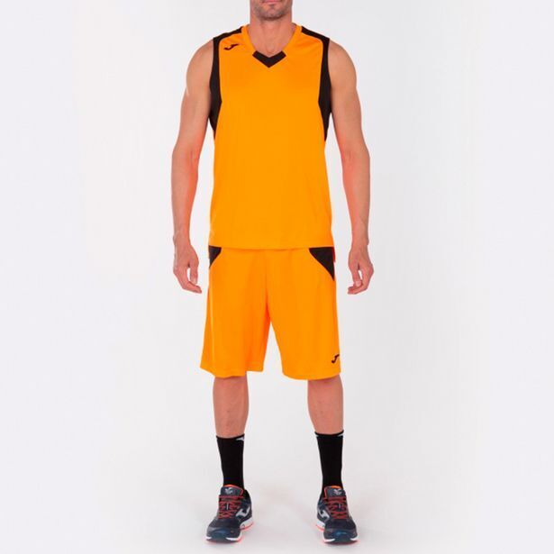 Joma Set hombre final naranja negro oferta