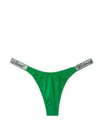 Victoria’s Secret Smooth lace shine strap thong panty oferta
