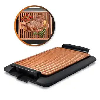 TV Novedades Parrilla eléctrica para interiores gotham steel smokeless grill oferta