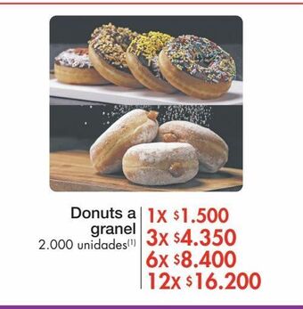 Metro Donuts a granel oferta
