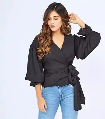 Derek Adria blusa unicolor manga 3/4 derek oferta