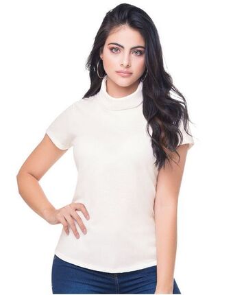 Marketing Personal Blusa manga corta silueta semiajustada oferta
