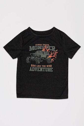 Pacífika Camiseta manga corta negro oferta
