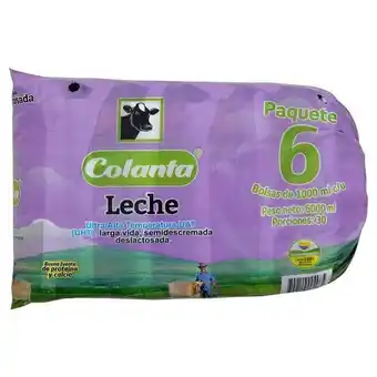 Superdroguería Olímpica Leche uht colanta deslactosada 1000ml x6 oferta