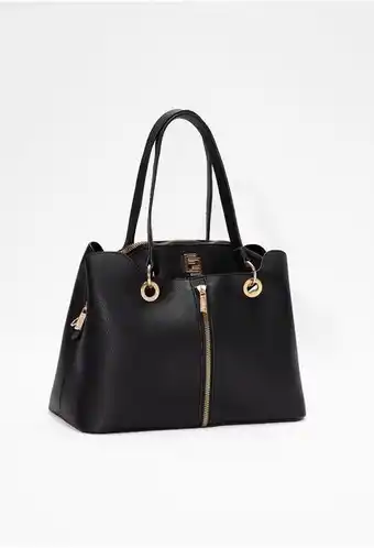 ELA Bolso de mano estructurado cremallera f oferta