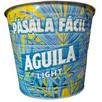Linio Balde cubeta hielera metalica cerveza aguila con agarradera oferta