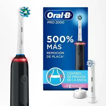 Olímpica Cepillo electrico recargable oral-b pro 2000+cabezal sensi ultrafino-crossaction 1 kit oferta
