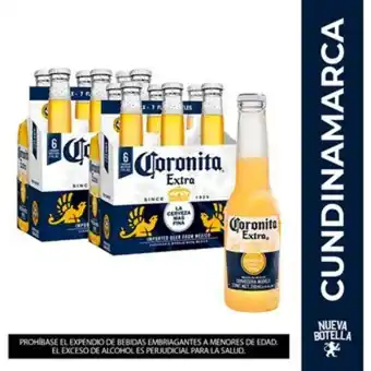 Linio Pack x12 cerveza coronita 210 ml oferta