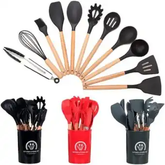 Linio Set de utensilios para cocina x12 unidades calidad suprema oferta