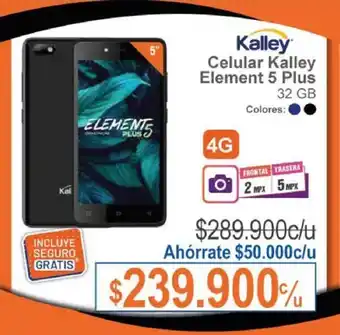 Alkosto Celular Kalley Element 5 Plus 32GB oferta