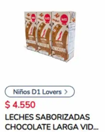 Tiendas D1 LECHES SABORIZADAS CHOCOLATE LARGA VID... 600 ML oferta