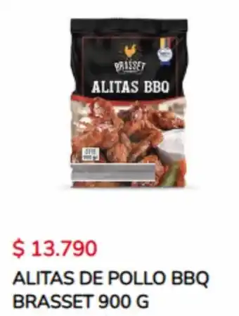 Tiendas D1 ALITAS DE POLLO BBQ BRASSET 900 G oferta