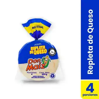 Superdroguería Olímpica Arepa don maíz de queso 400 g x4 unds oferta